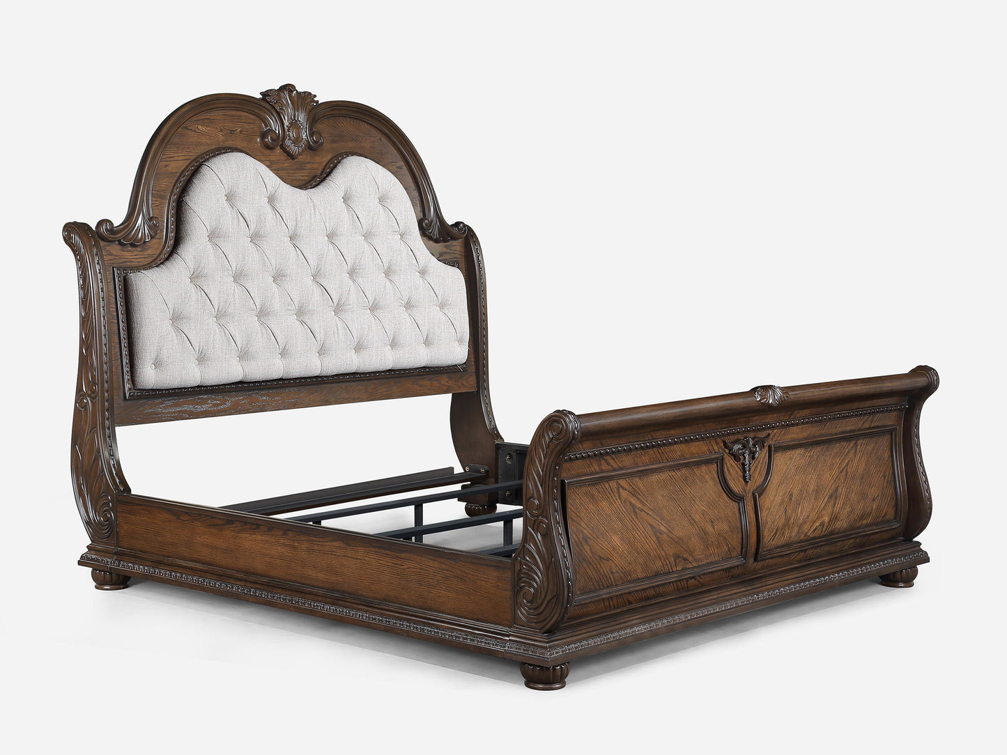Stanley - California King Bed - Oak