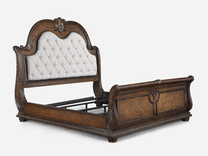 Stanley - California King Bed - Oak