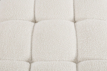 Ames - 7 Piece Boucle Fabric Modular L-Shaped Sectional