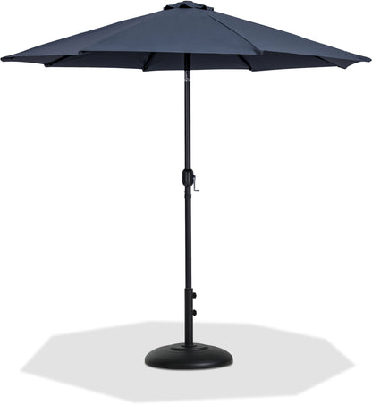 Fiji - Aluminum Patio Umbrella With Round Black Base