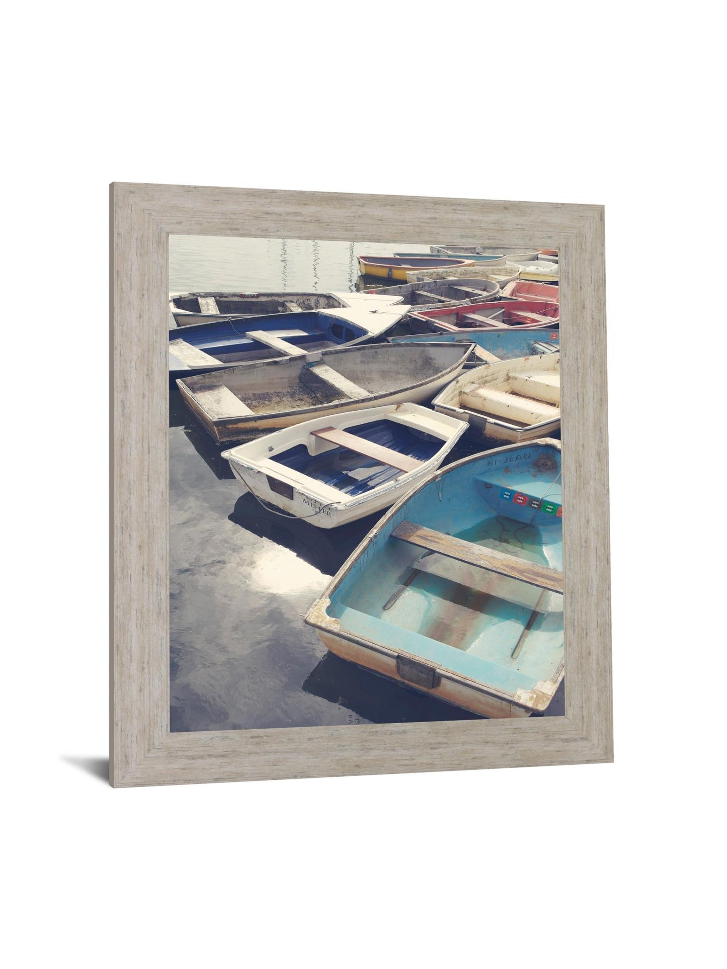 Dockside Drift - 28" x 34" Framed Wall Art