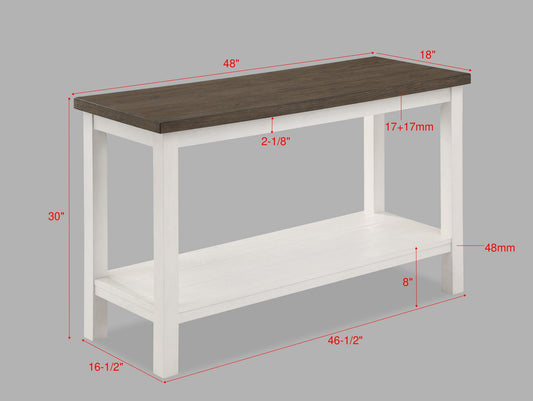Dakota - Sofa Table - White