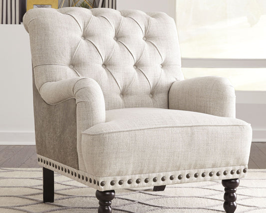 Tartonelle - Accent Chair - Ivory / Taupe