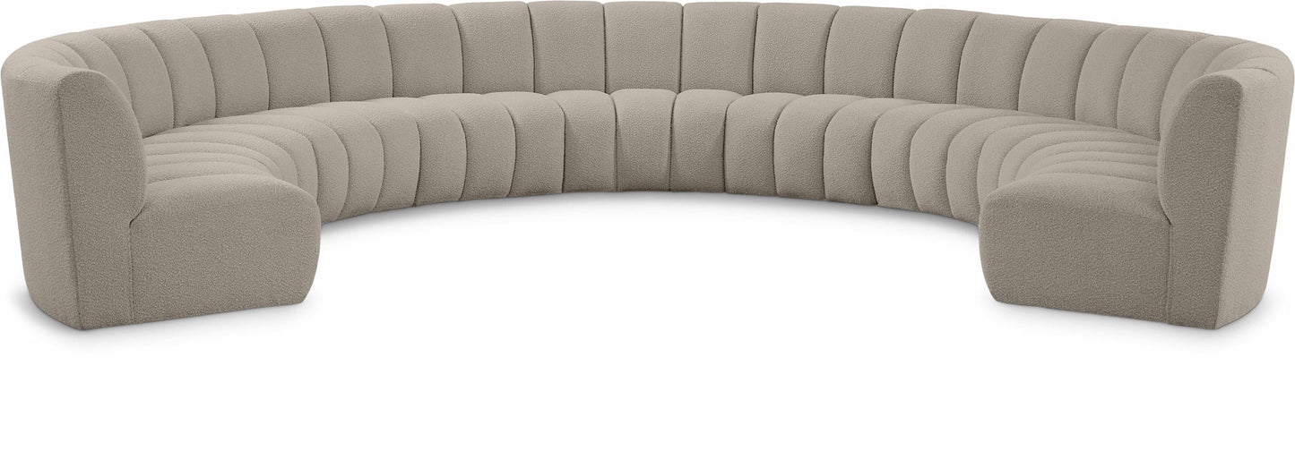 Infinity - 9 Piece Boucle Modular Sectional