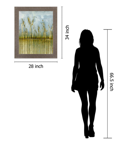 Whispering Marsh - 28" x 34" Framed Wall Art