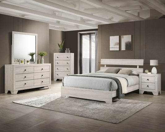 Atticus - Queen 5 Piece Bedroom Set - White