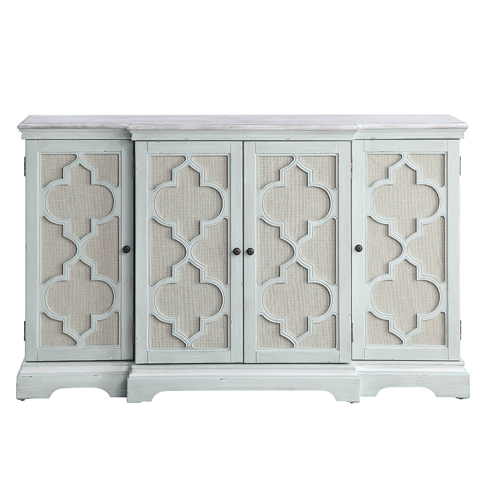 Adelle - Console Cabinet - Light Teal