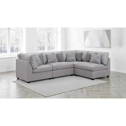 Lafayette - Modular Upholstered Sectional Sofa - Gray
