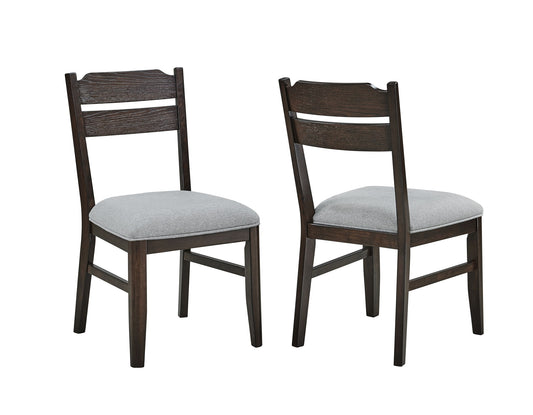 Higgins - 6 Piece Dining Room Set - Dark oak