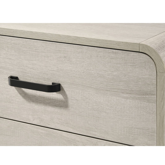 Nightstand With 2 Drawers, Ample Storage Space - Antique White