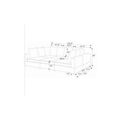 Haven - 6 Piece Modular Sectional