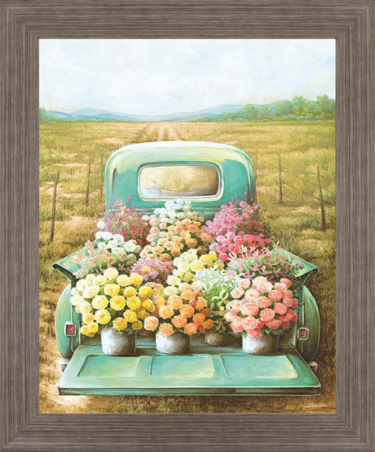 Meadow Harvest Retreat - 28" x 34" Framed Wall Art