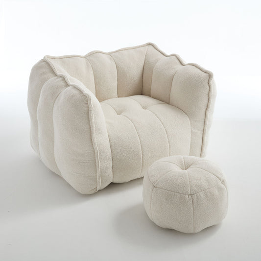 Soft Bean Bag Chair With High Resilient Foam