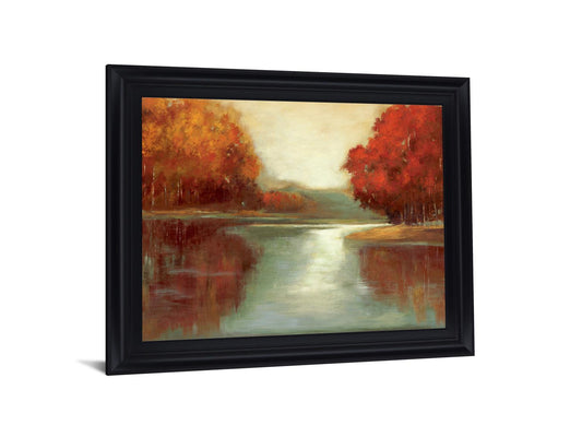 Amber Grove Reflection - 28" x 34" Framed Wall Art