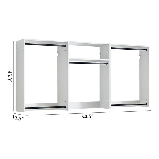 Devi - Wall Mounted Wood Closet System & Modular Design