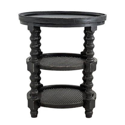 Round 3 Tiered Side Tabel, End Tabel For Lving Room Bedroom Entryway