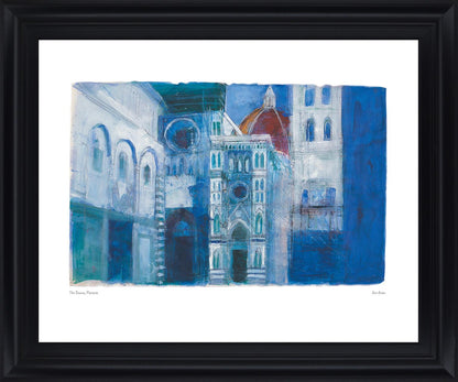 Azure Cathedral - 28" x 34" Framed Wall Art