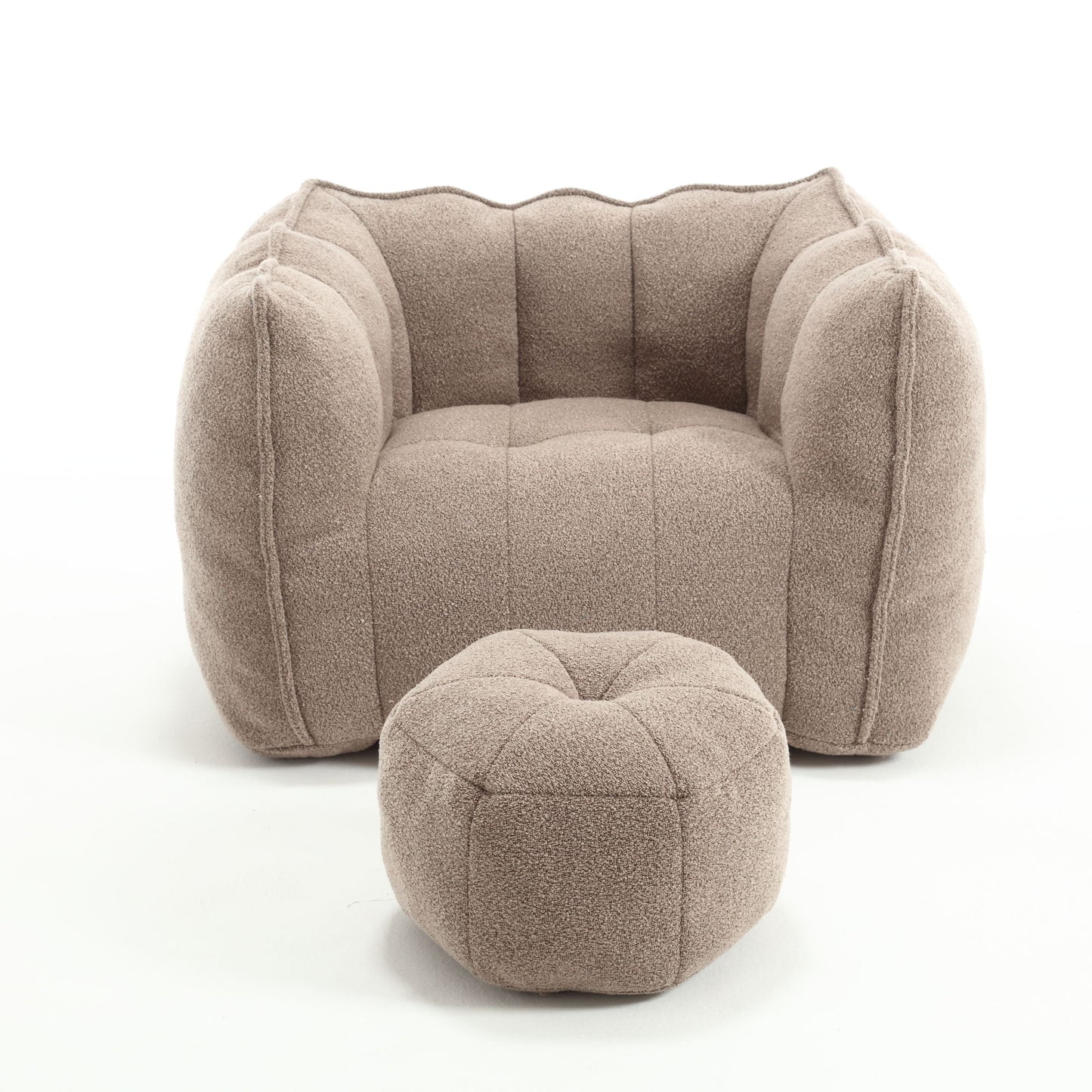 Soft Bean Bag Chair With High Resilient Foam