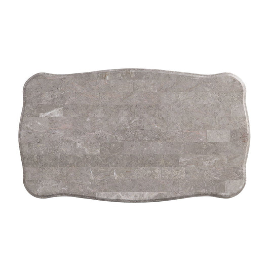 Ciddrenar - Coffee Table - Marble Top & White