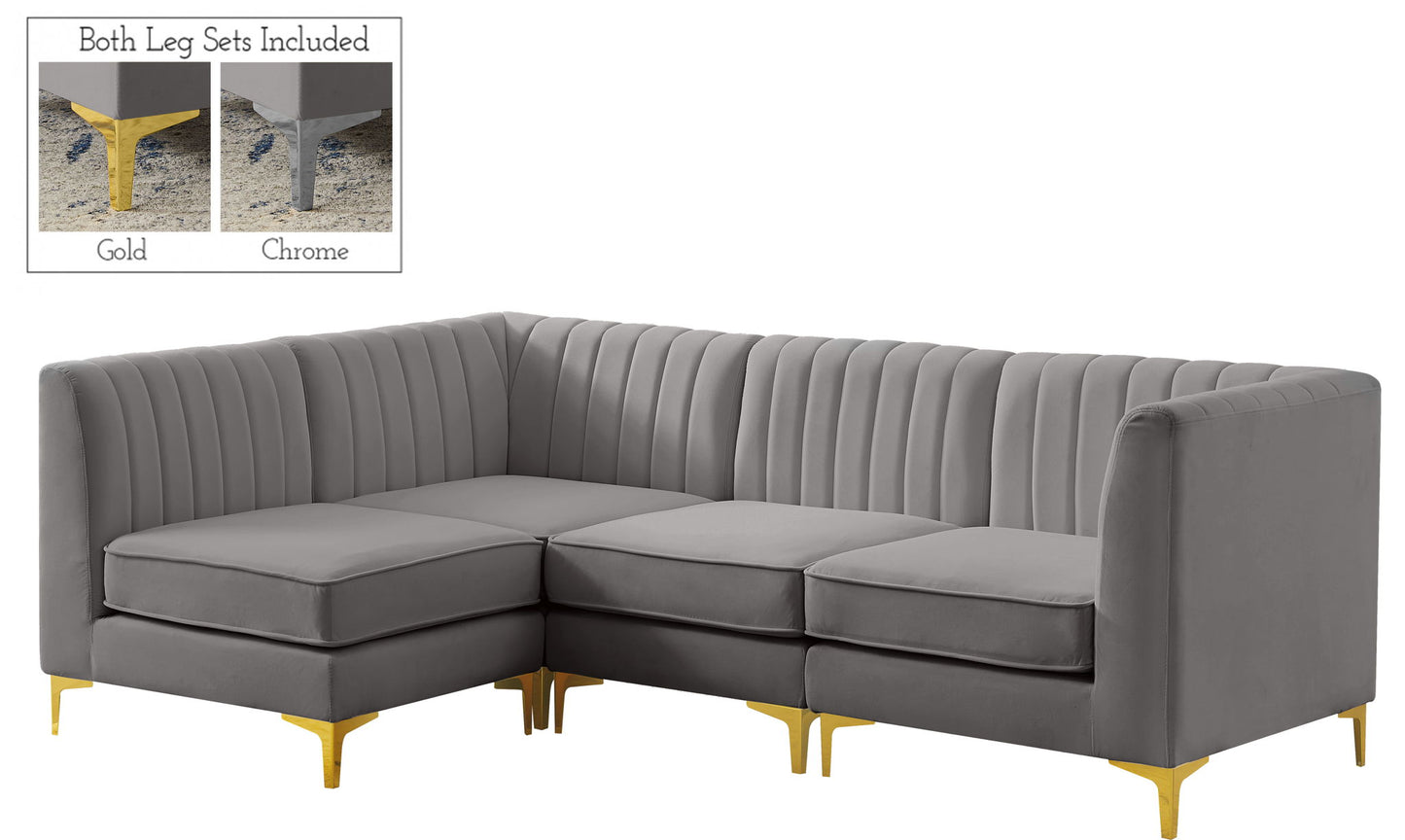 Alina - 4 Piece Modular L-Shaped Sectional
