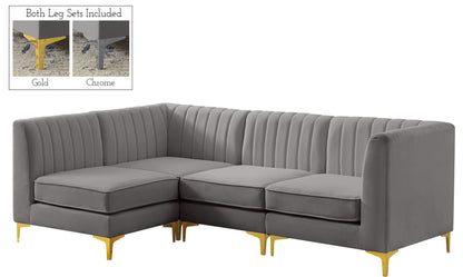 Alina - 4 Piece Modular L-Shaped Sectional