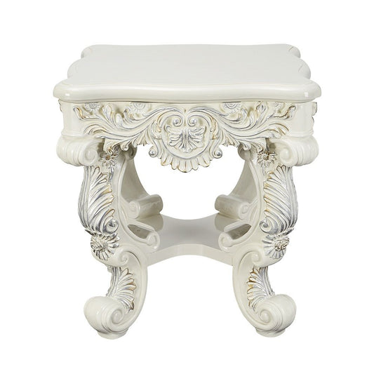 Adara - End Table - Antique White