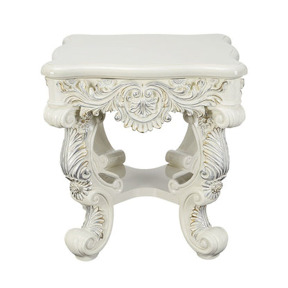Adara - End Table - Antique White
