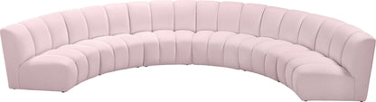 Infinity - 6 Piece Velvet Modular Sectional