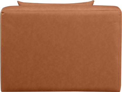 Cube - Armless Chair - Cognac