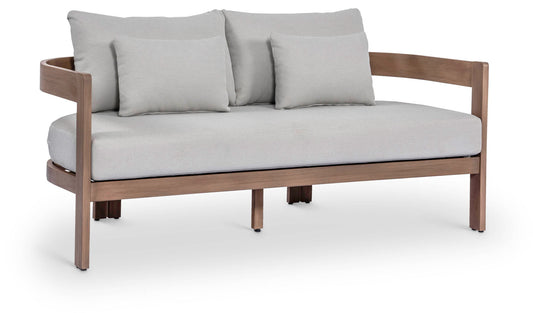 Newport - Water Resistant Fabric 65" Upholstered Outdoor Patio Loveseat