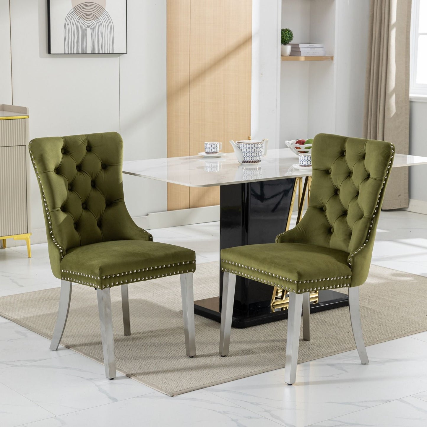 Nikki - Contemporary Upholstered Dining Chair (Set of 2)