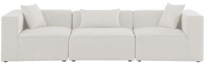 Cube - Linen Modular 3 Seat Sofa