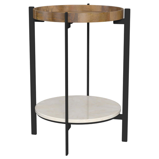 Cowper - Round End Table - Natural