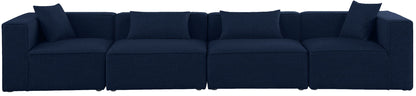 Cube - Linen Modular 4 Seat Sofa