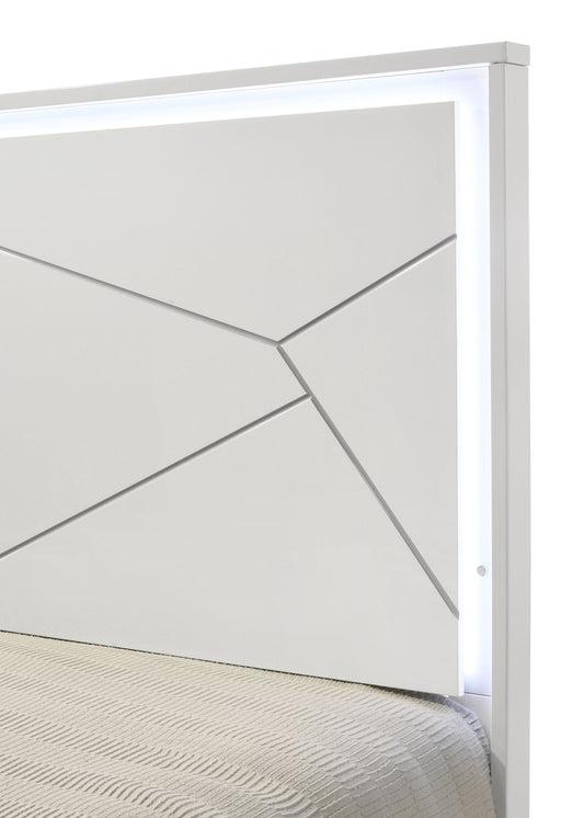 Ayla - King 5 Piece Bedroom Set - White