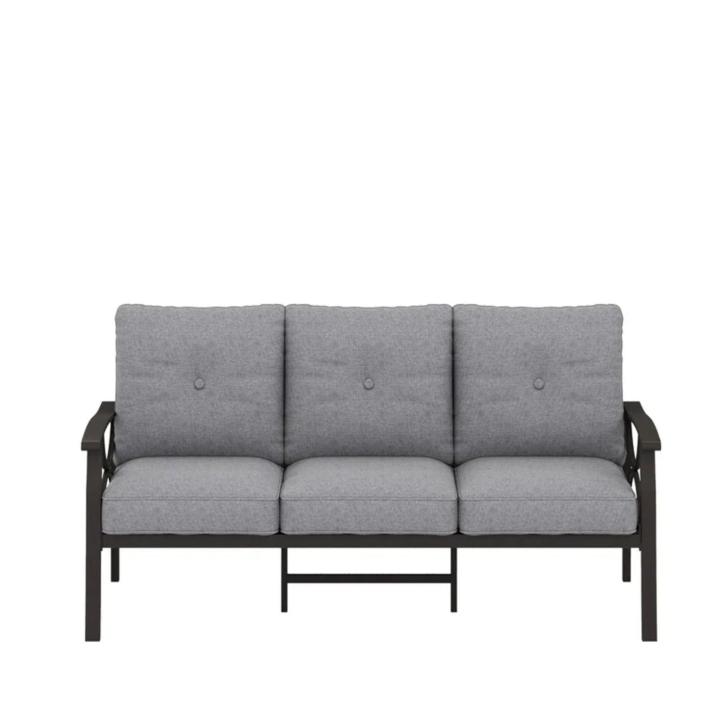 All-Weather 3 Seat Patio Sofa With Cushions