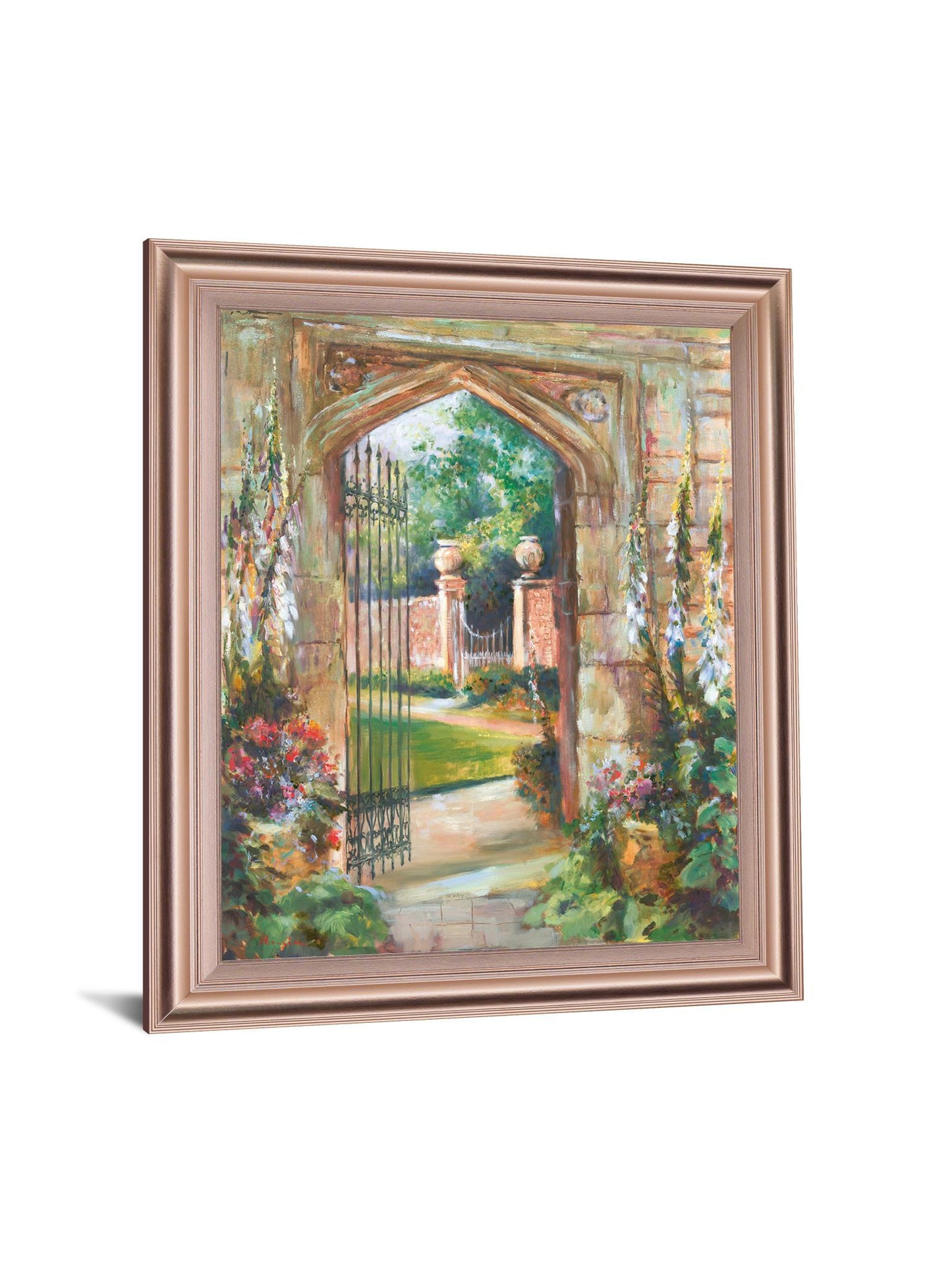 Secret Garden Pathway - 28" x 34" Framed Wall Art