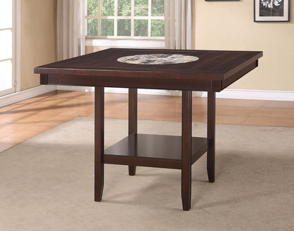 Fulton - 5 Piece Dining Room Set - Dark Brown