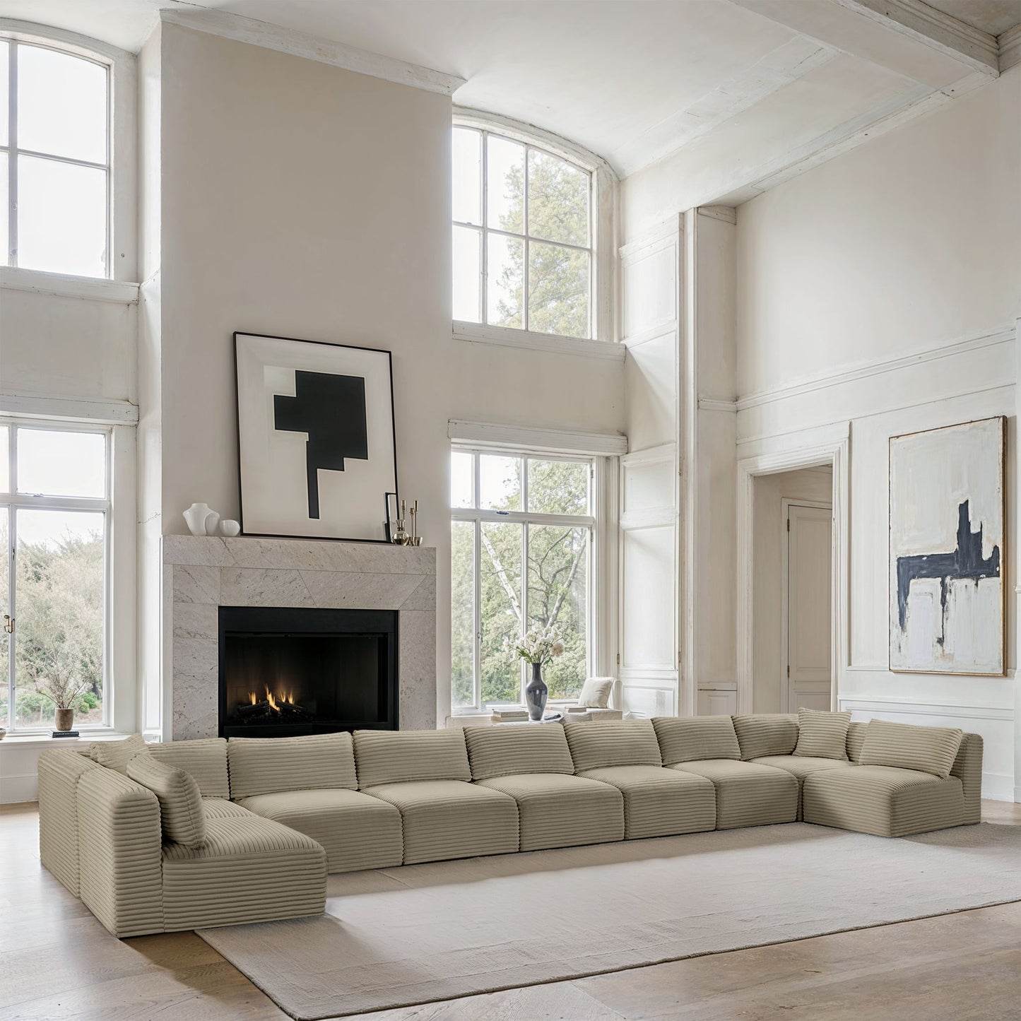 Shaggy - 9 Piece Modular Sectional