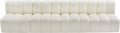 Arc - Faux Leather 4 Seats Modular Sofa