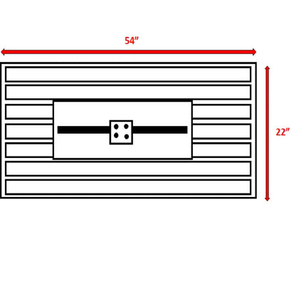 Propane / Gas Outdoor Fire Pit Table With Lid Durable Construction - Black