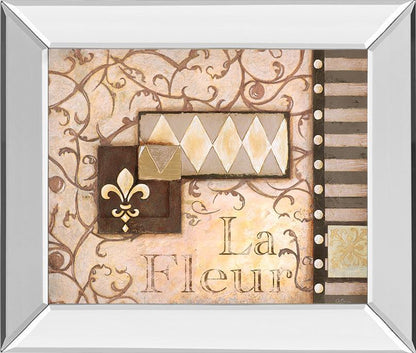 Golden Flourish - 22" x 26" Framed Wall Art