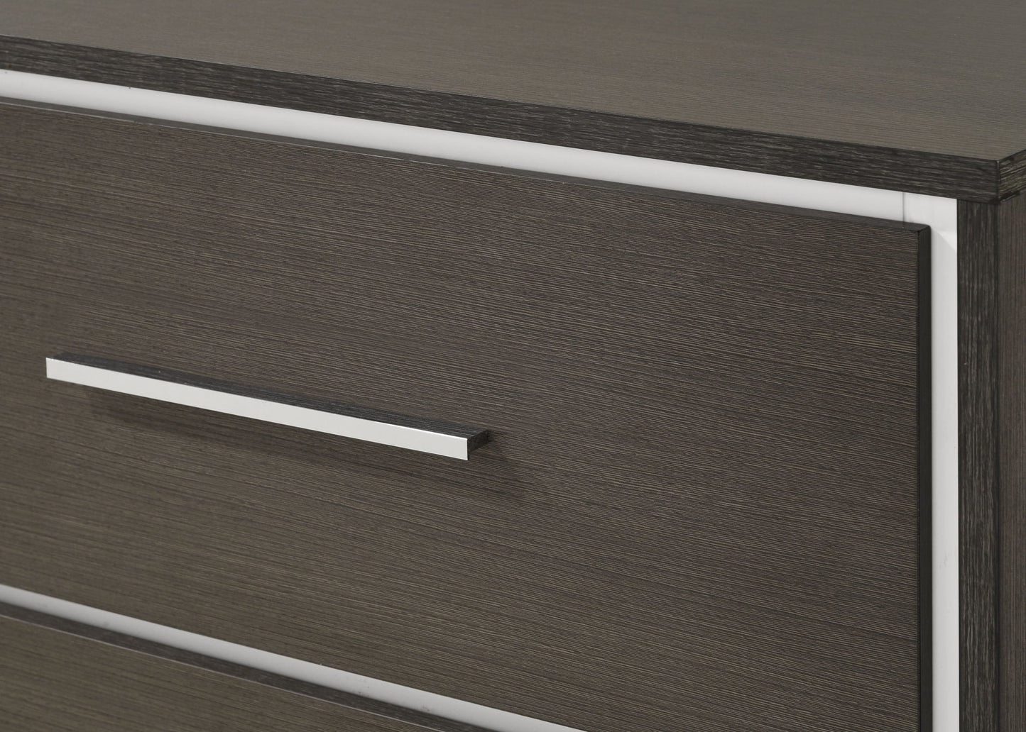 Sharpe - Dresser And Mirror - Dark Gray