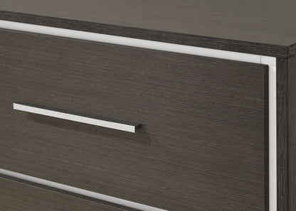 Sharpe - Dresser And Mirror - Dark Gray
