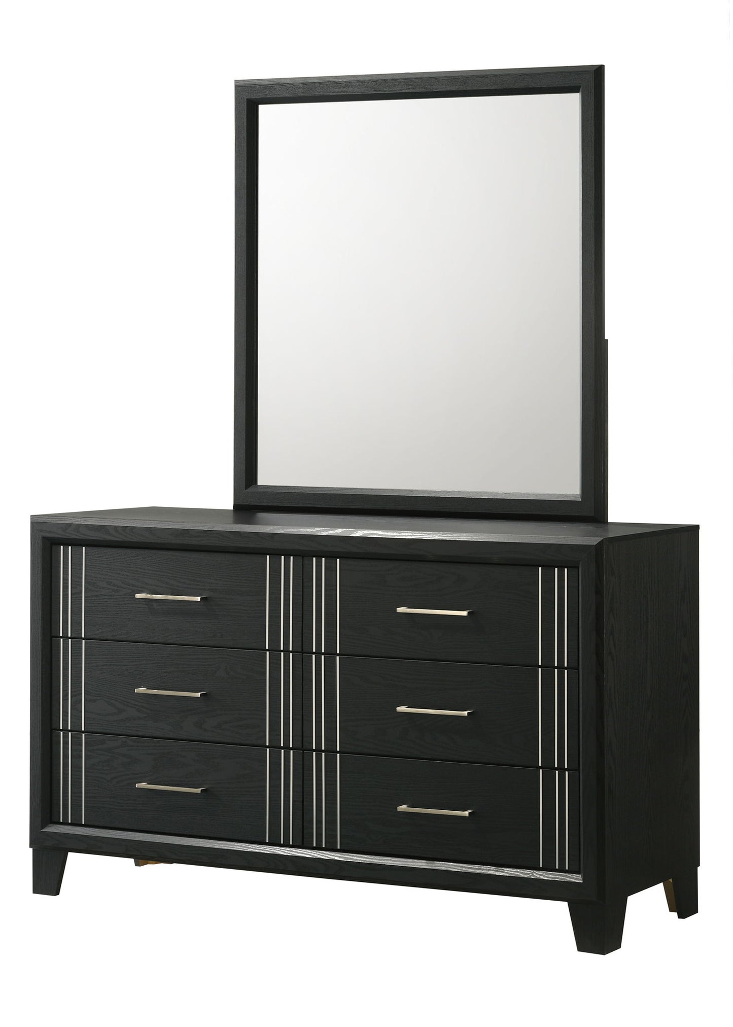 Charlie - Dresser & Mirror - Charcoal