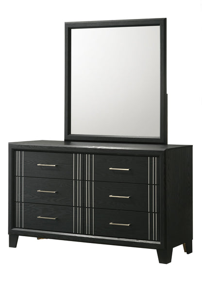 Charlie - Dresser & Mirror - Charcoal