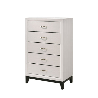 Contemporary 5 Drawer Tall Chest