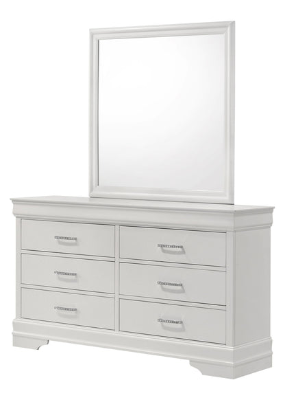 Amalia - Dresser & Mirror - White