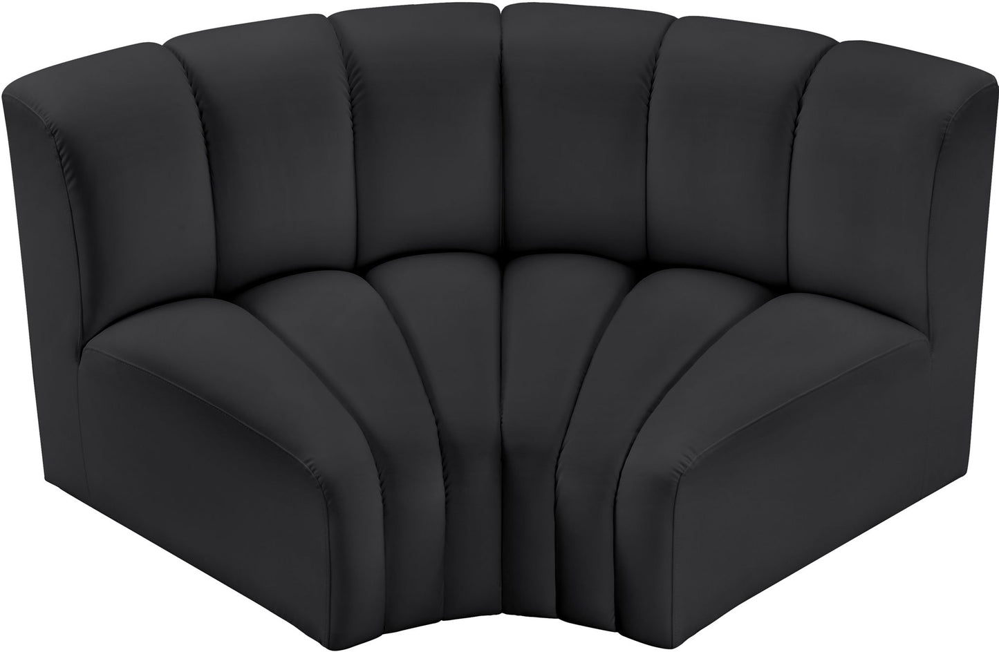 Arc - Faux Leather 2 Piece Modular Sofa