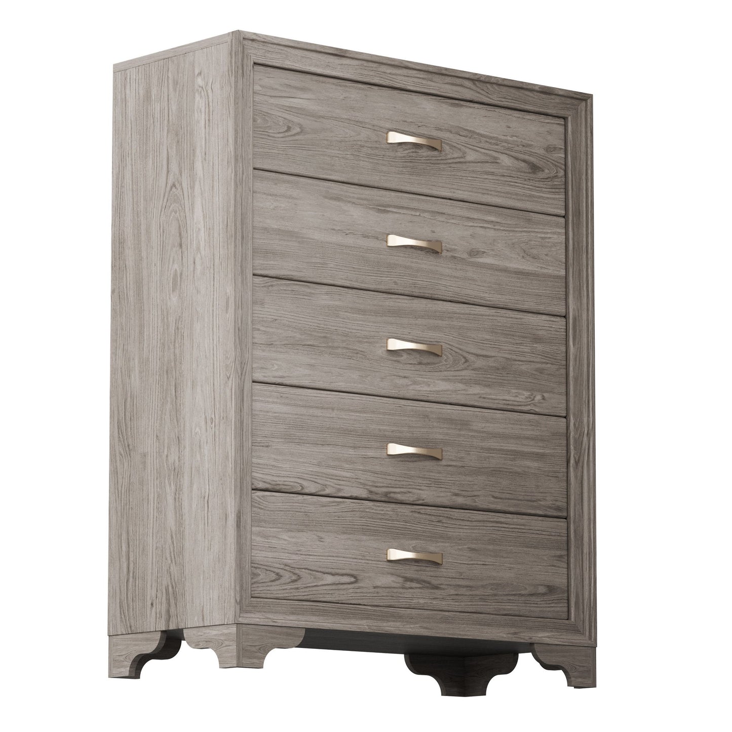 1 Piece Chest With Unique Legs - Natural